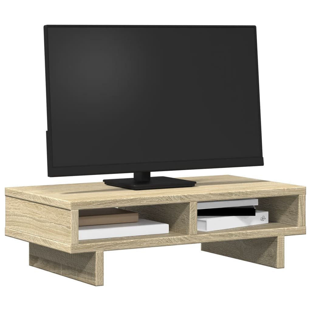 vidaXL Monitor-Halterung Monitorständer Sonoma Eiche 50x27x15 cm Spanplatte