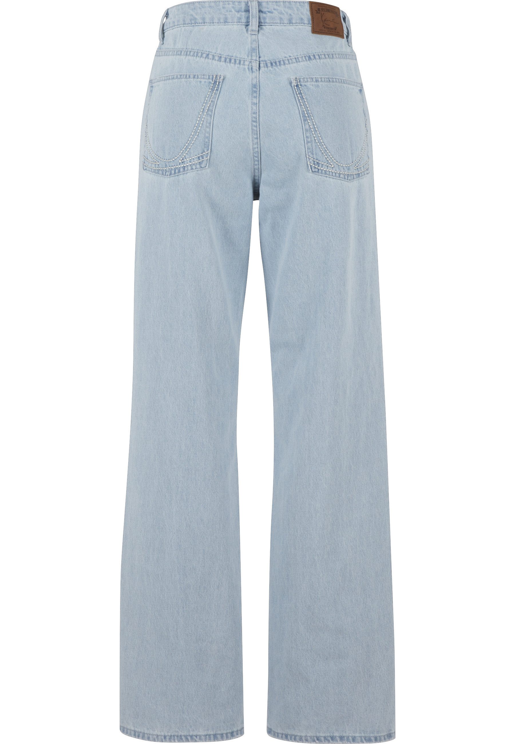Karl Kani Bequeme Jeans Karl Kani Signature K Straight Leg Denim bleached