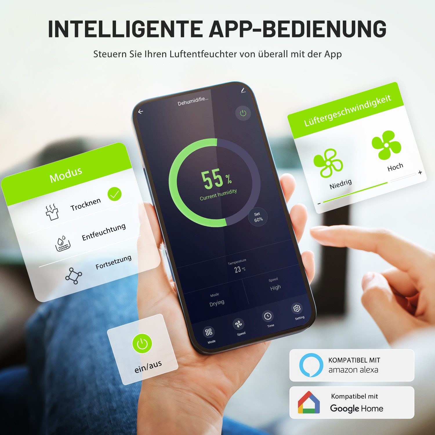 kehot Luftentfeuchter Luftentfeuchter mit WLAN & günstig online kaufen
