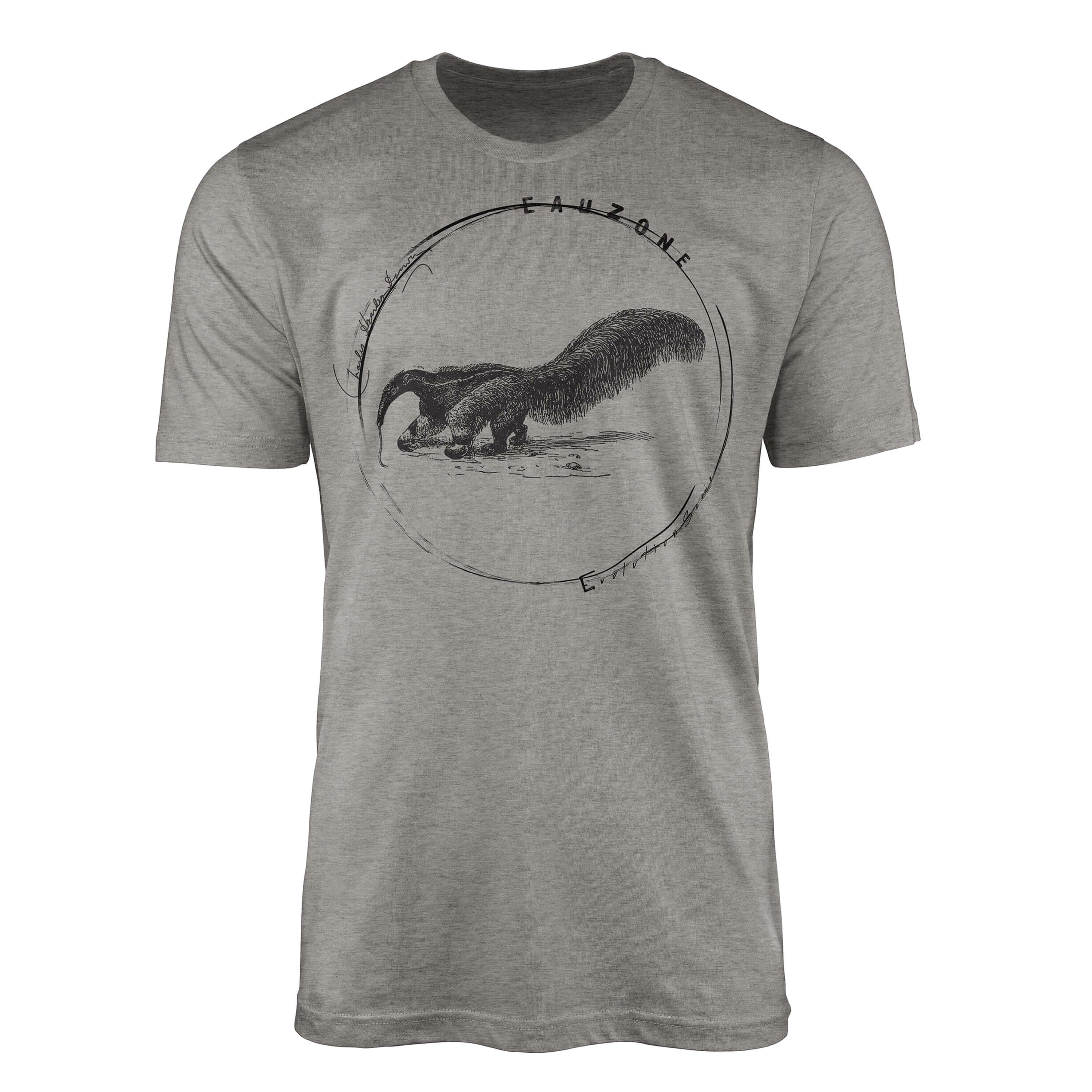 Ameisenfresser Herren T-Shirt Art T-Shirt Ash Sinus Evolution