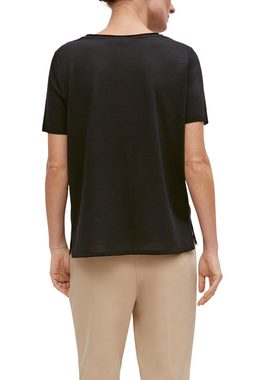 Comma Shirttop T-Shirt im Fabricmix