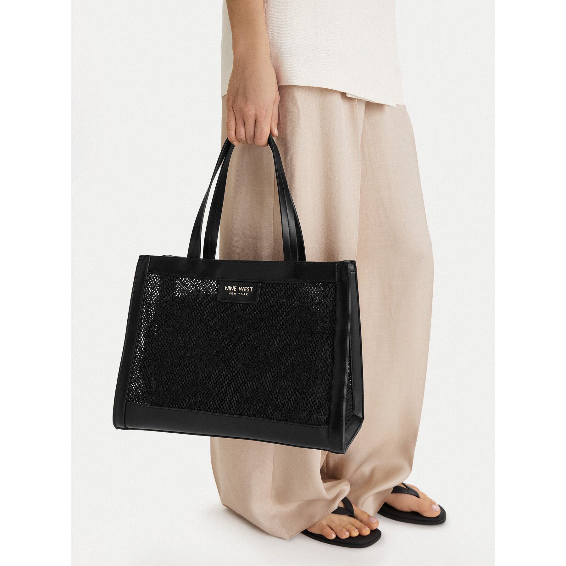 Nine West Handtasche Schwarze Damenhandtasche von Nine West