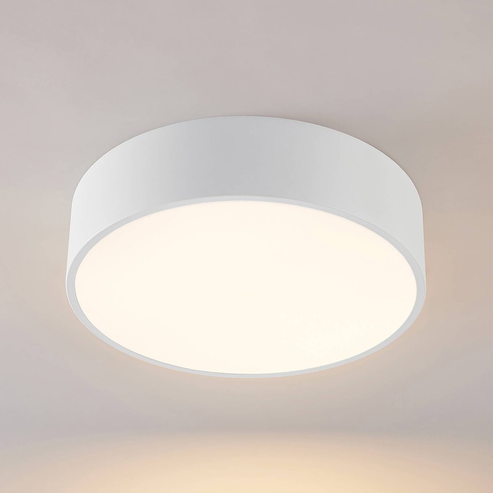 Metall, Lampe Arcchio LED-Leuchtmittel 1 Leuchtmittel, warmweiß Acryl, verbaut, tageslicht, fest Farbwechsel / dimmbar, weiß, LED inkl. LED flammig, Modern, Noabelle, Deckenleuchte
