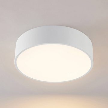 Arcchio LED Deckenleuchte Noabelle, dimmbar, LED-Leuchtmittel fest verbaut, Farbwechsel warmweiß / tageslicht, Modern, Metall, Acryl, weiß, 1 flammig, inkl. Leuchtmittel, LED Lampe