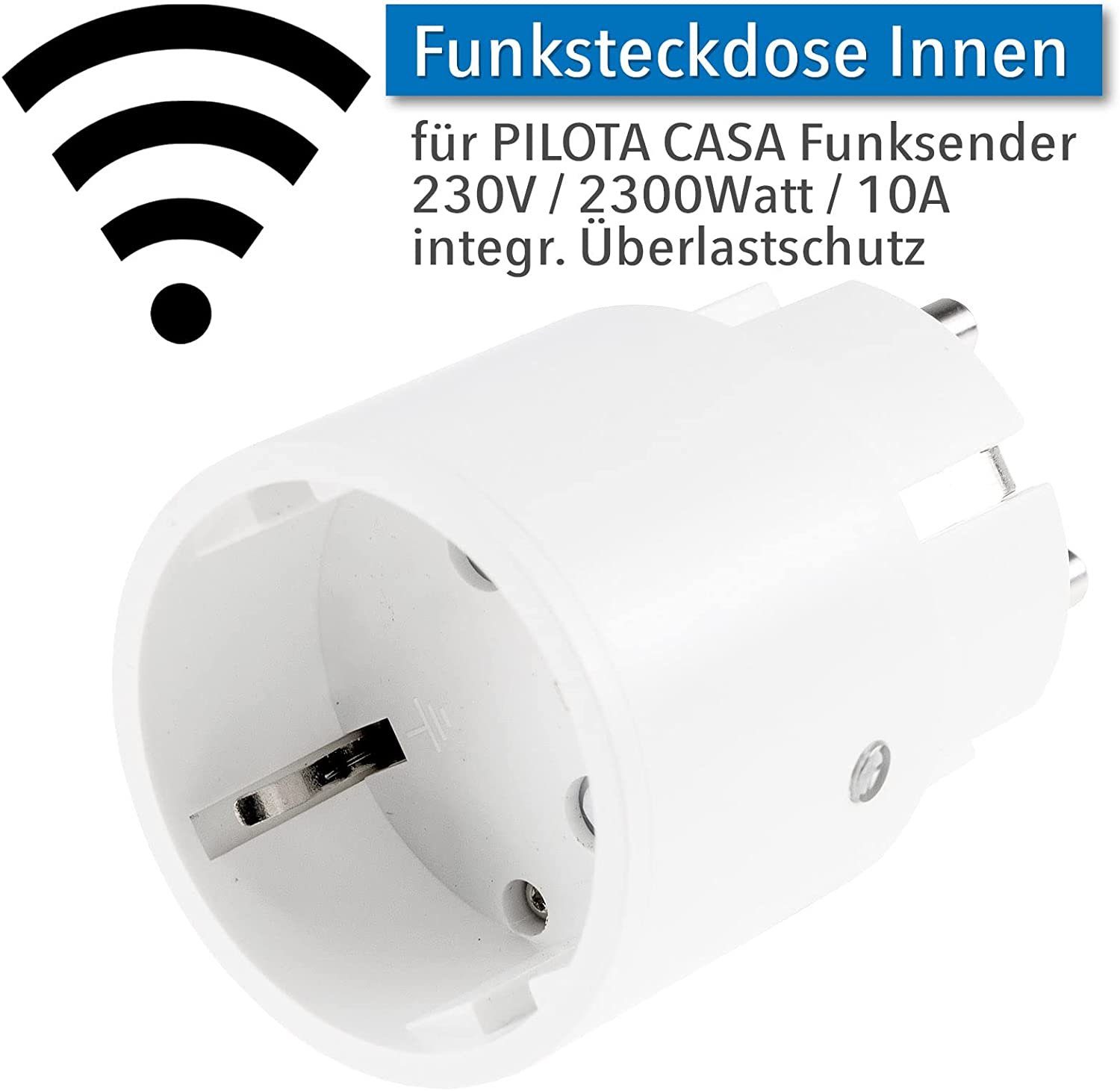 ChiliTec Steckdosen-Thermostat Thermostat Funk Set - Temperatur mit Funk-Steckdose mit Steckdose