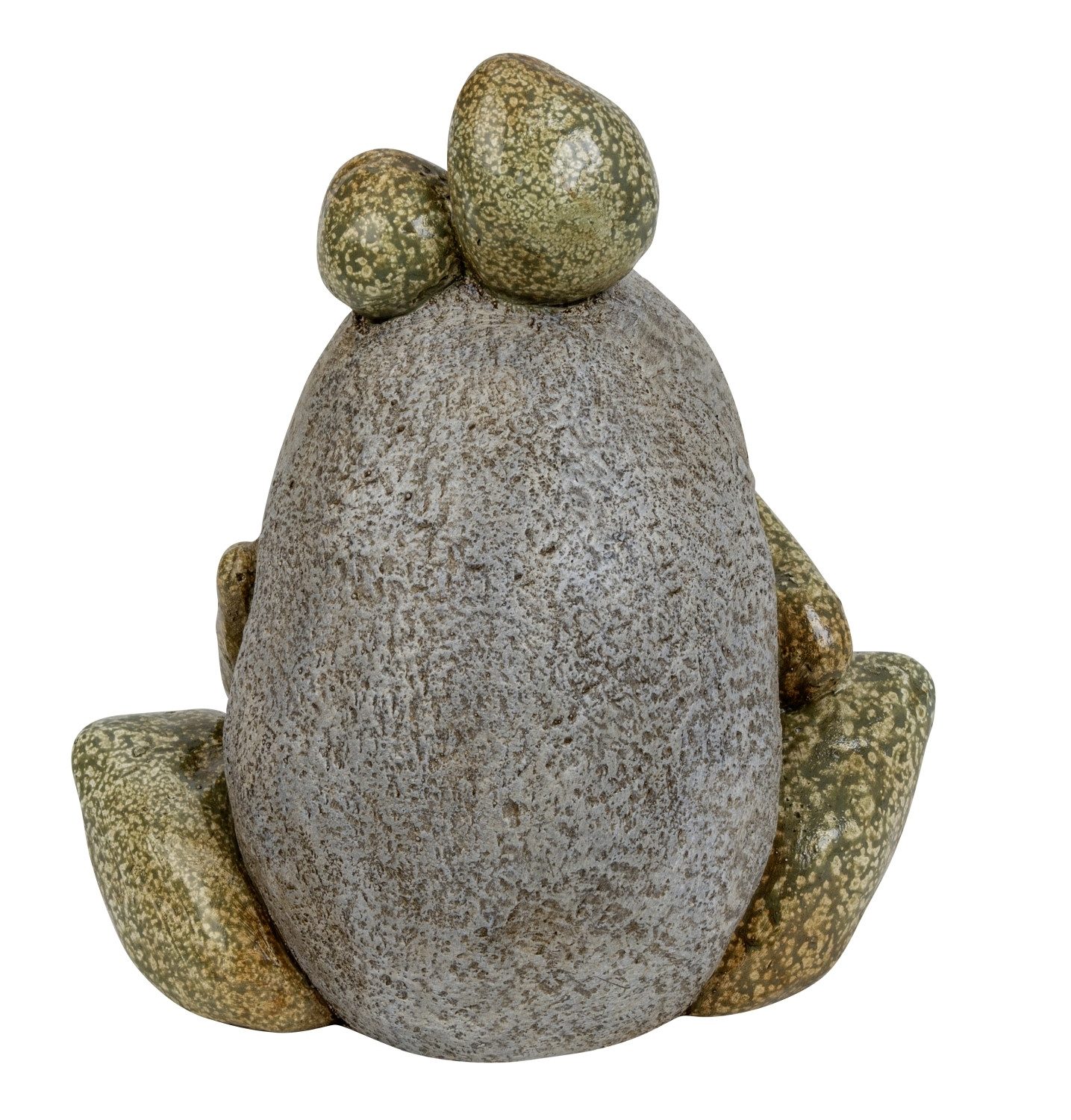 MF Gartenfigur Gartenfigur Steinfrosch Oskar aus Magnesia 25cm, (1 St) – Bild 3 von 3