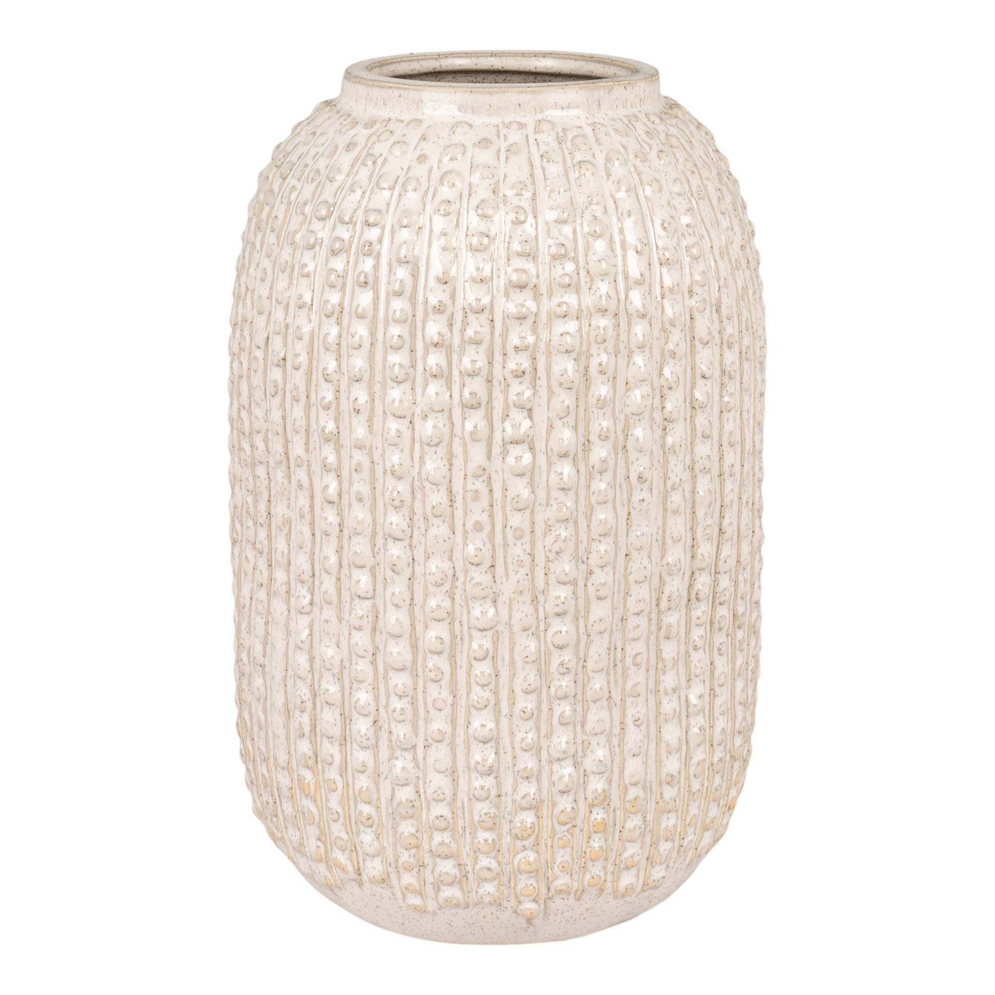 Nordic cm 25 House House Rund Nordic Dekovase mit Beige Vase Muster