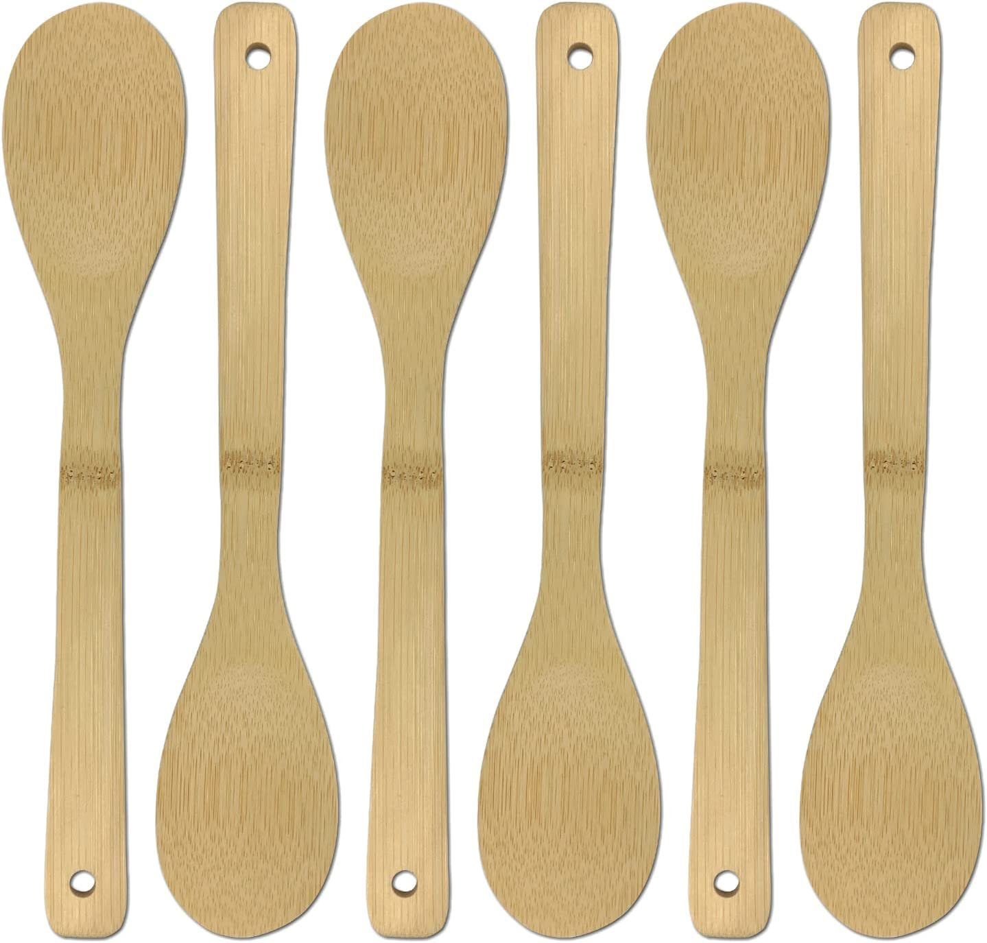 JOEJI’S KITCHEN Küchenorganizer-Set Widerstandsfähiges elegantes leicht zu reinigendes Bambus Kochlöffelt