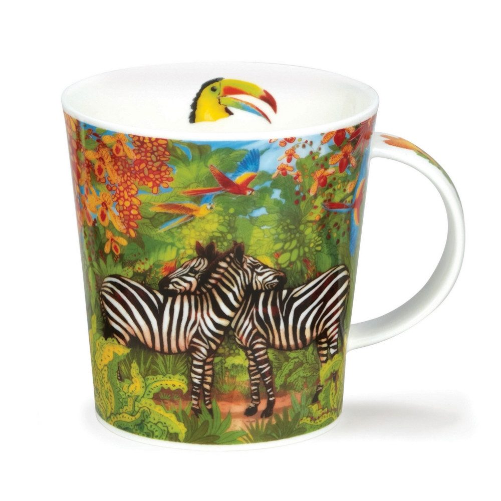Dunoon Tasse Utopia Zebra Lomond 0,32 l Fine Bone China Porzellan, 1-tlg.