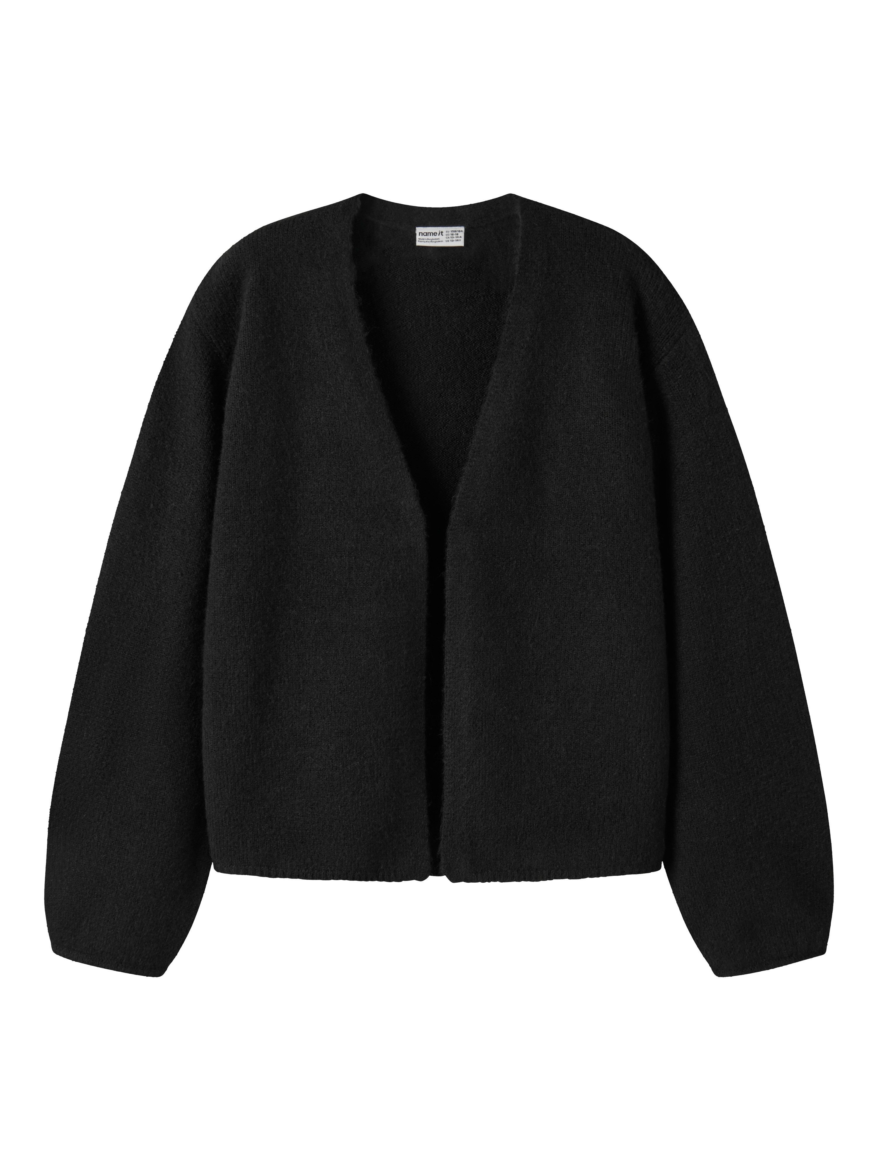Name It Strickjacke NKFOLINA LS KNIT CARD NOOS Materialmix, regular fit