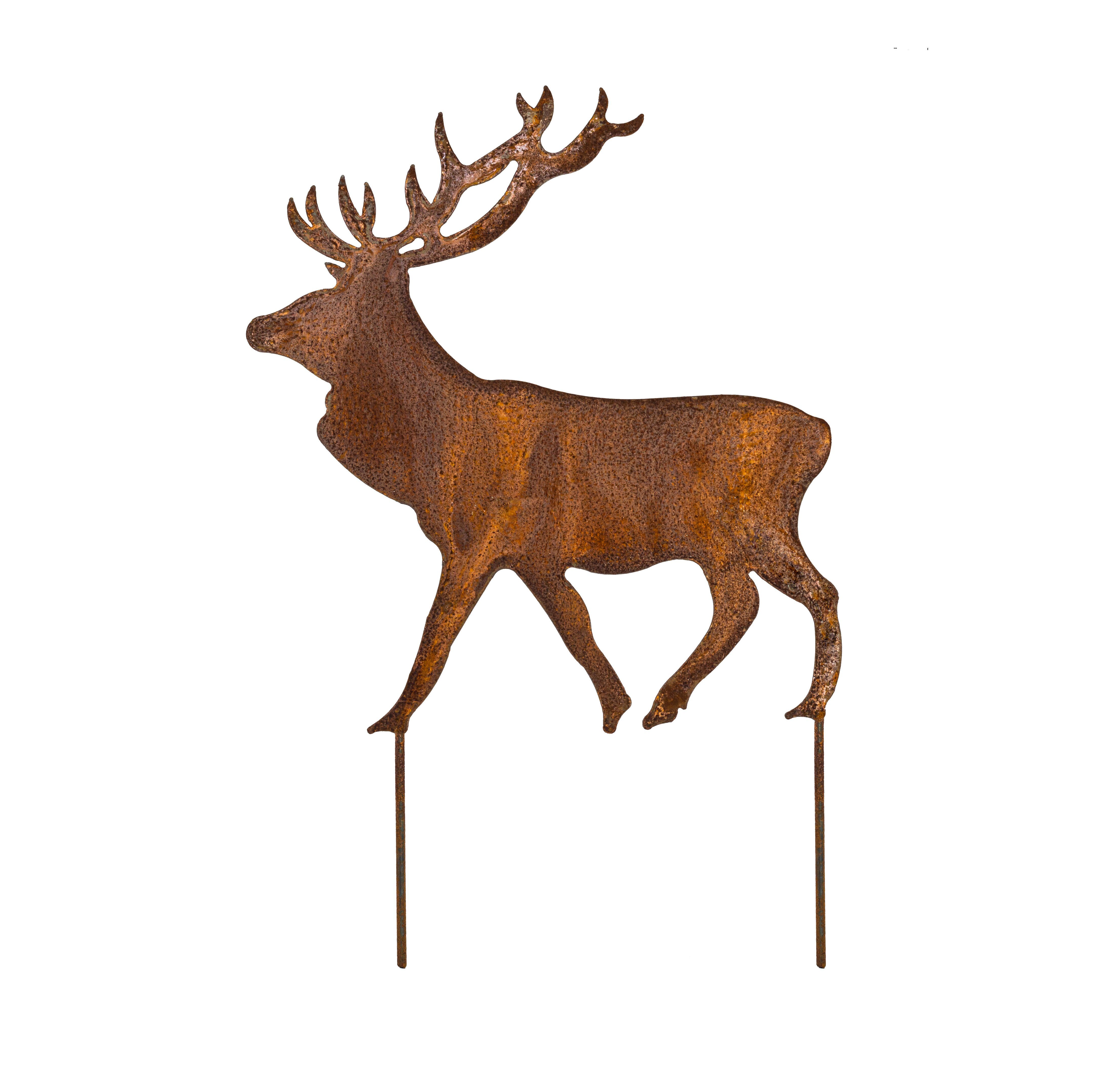 Blümelhuber Gartenstecker Rothirsch Roststecker 38x40cm