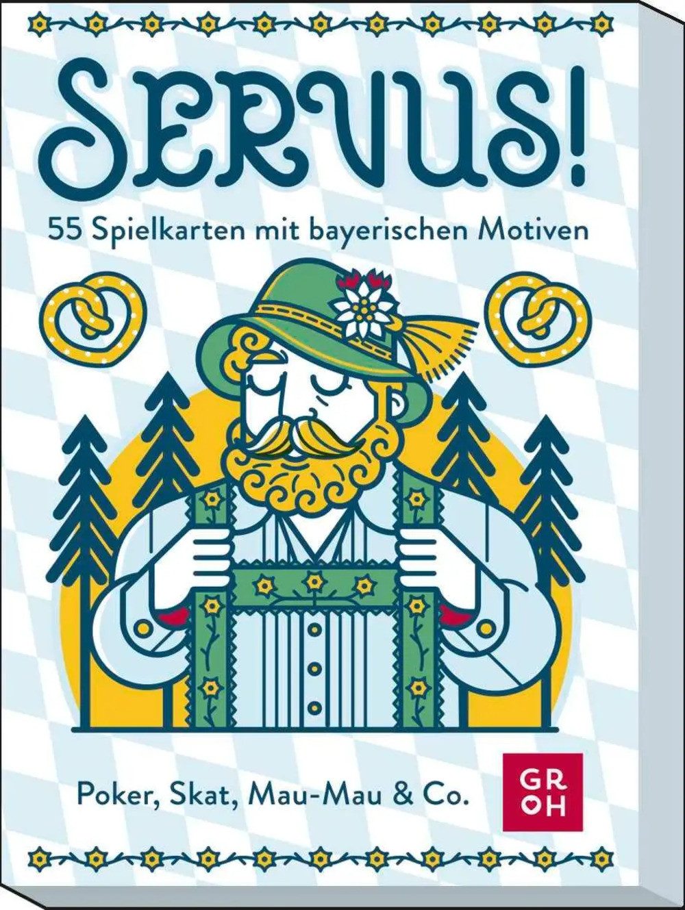 groh Verlag Spiel Servus! 55 Spielkarten mit bayerischen Motiven