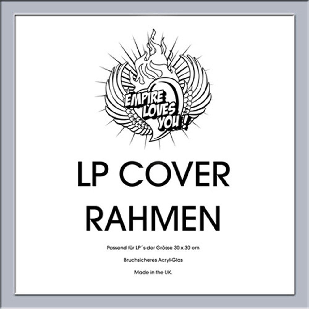 Bilderrahmen LP Plattencover Rahmen - Wechselrahmen - silber - innen 31,5x3 günstig online kaufen