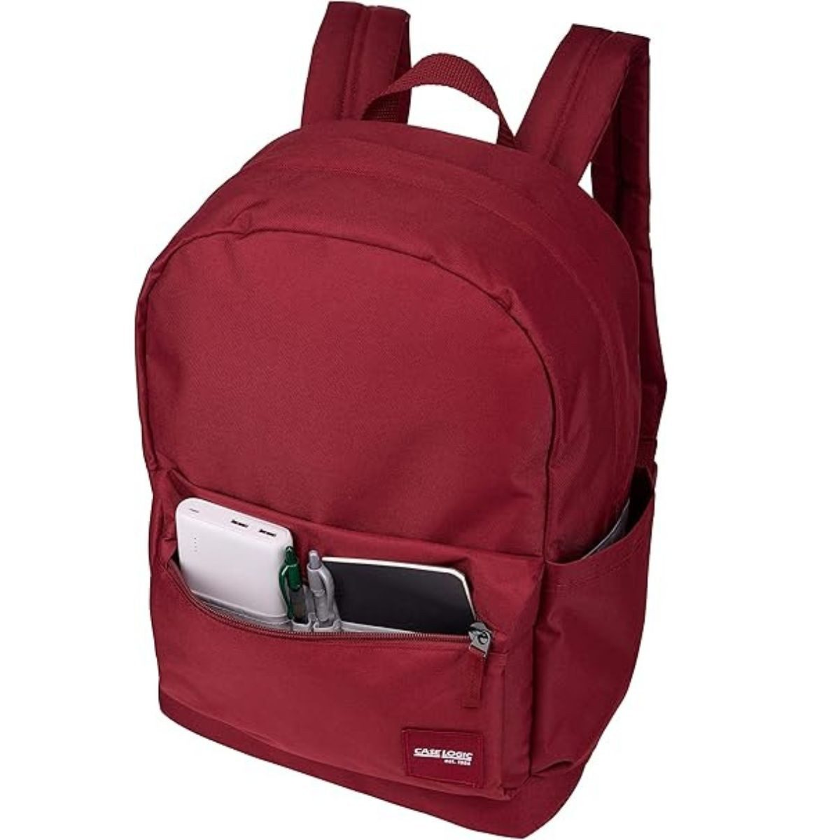 Case Logic Notebookrucksack Commence Backpack Rucksack Pome Red 24L (Rucksack mit Mäppchen), Notebook-Tasche Bag für 15" 15,4" 15,6" 16" 16,2" Zoll Notebook Laptop