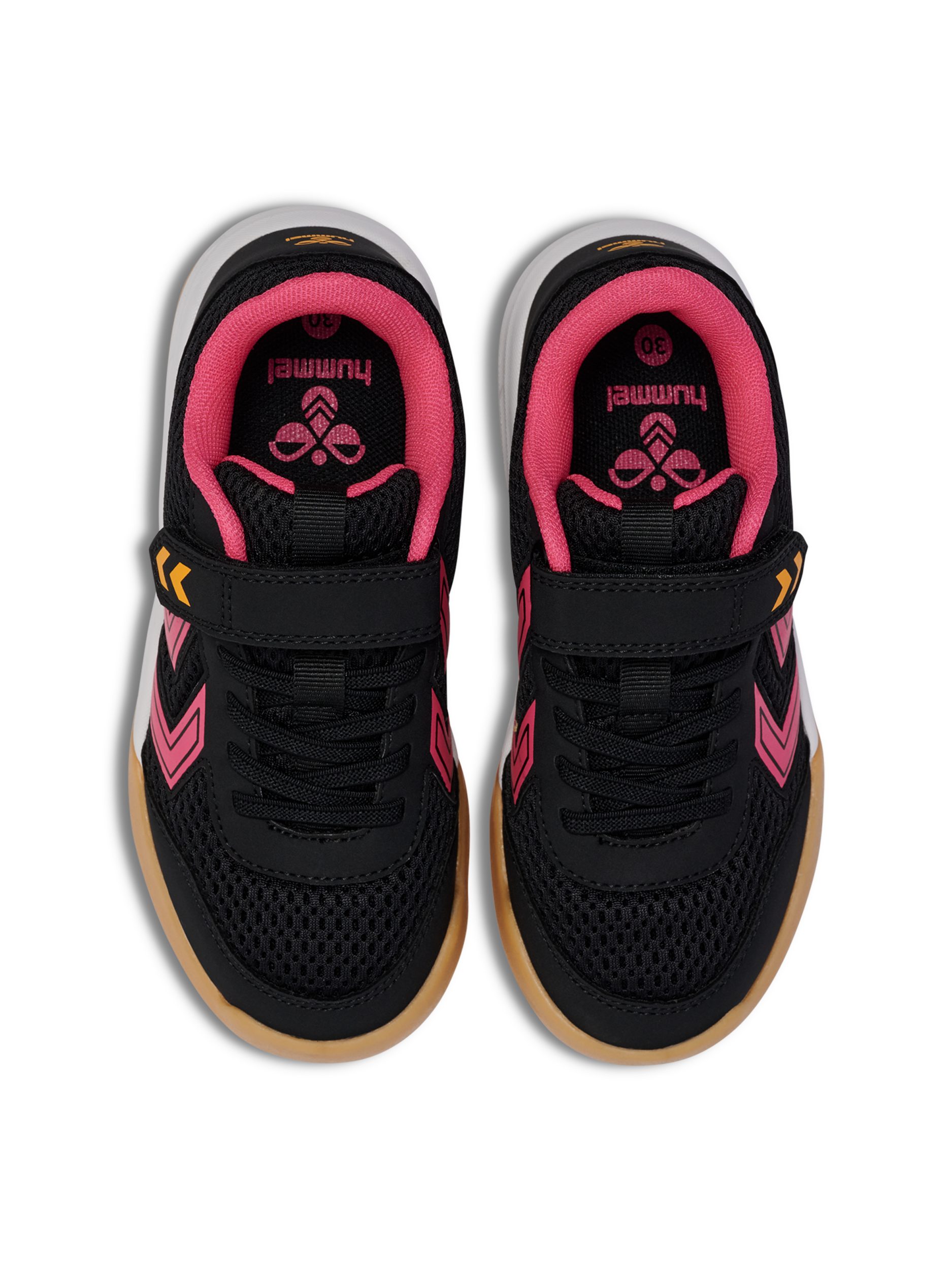 hummel MULTIPLAY FLEX VC JR Hallenschuh Indoor Sportschuhe mit Klettverschluss, nicht abfärbende Sohle