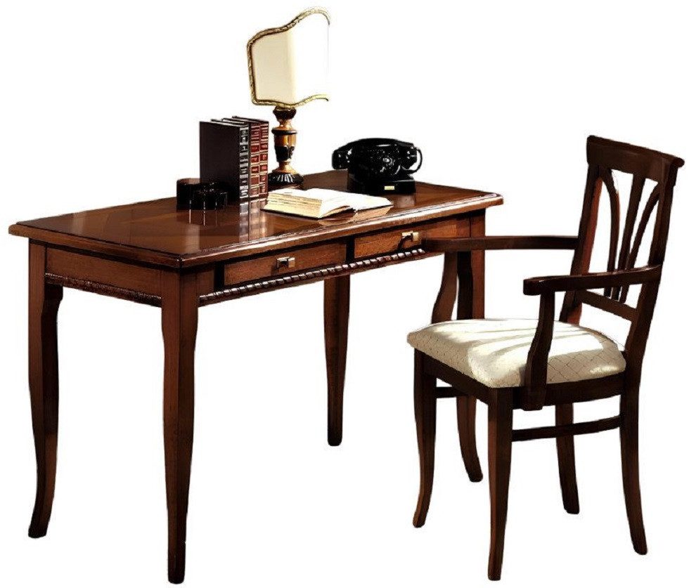 Büromöbel-Set Elegantes italienisches Büromöbel-Set aus Holz mit Stuhl und Tisch
