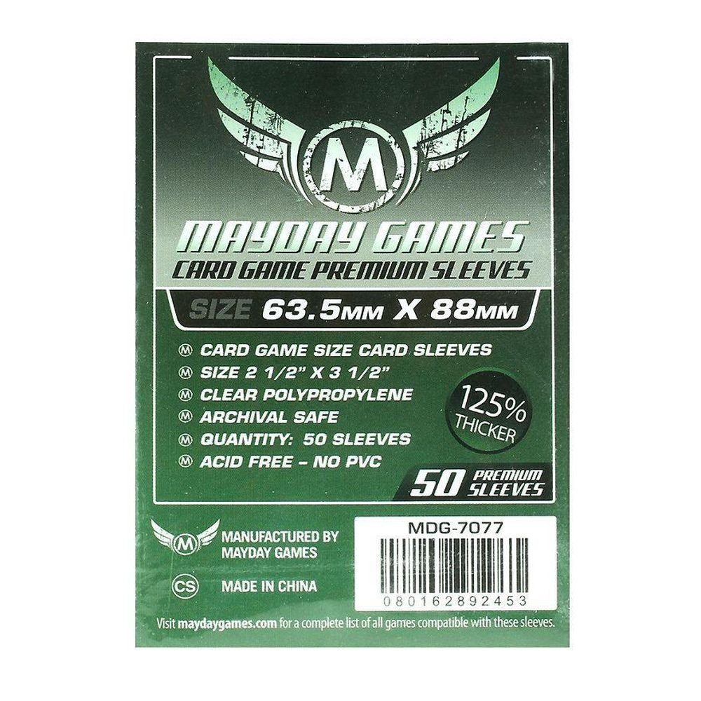 Mayday Games Spiel Premium Card Game - Hüllen 63,5x88mm - 7077