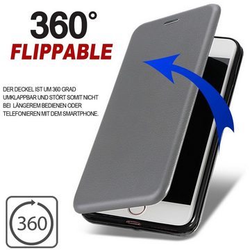 Numerva Handyhülle Hard Cover Etui für Xiaomi Redmi 9T, Flip Cover Schutz Hülle Tasche