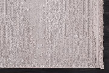 Designteppich Wohnzimmer Designer Teppich Abstrakte Musterung Modern Kurzflor Cream, Carpetilla, Rechtetig, Höhe: 13 mm, Wohnzimmer, Schlafezimmer, kinderzimmeer, Esszimmer, kurzfloor