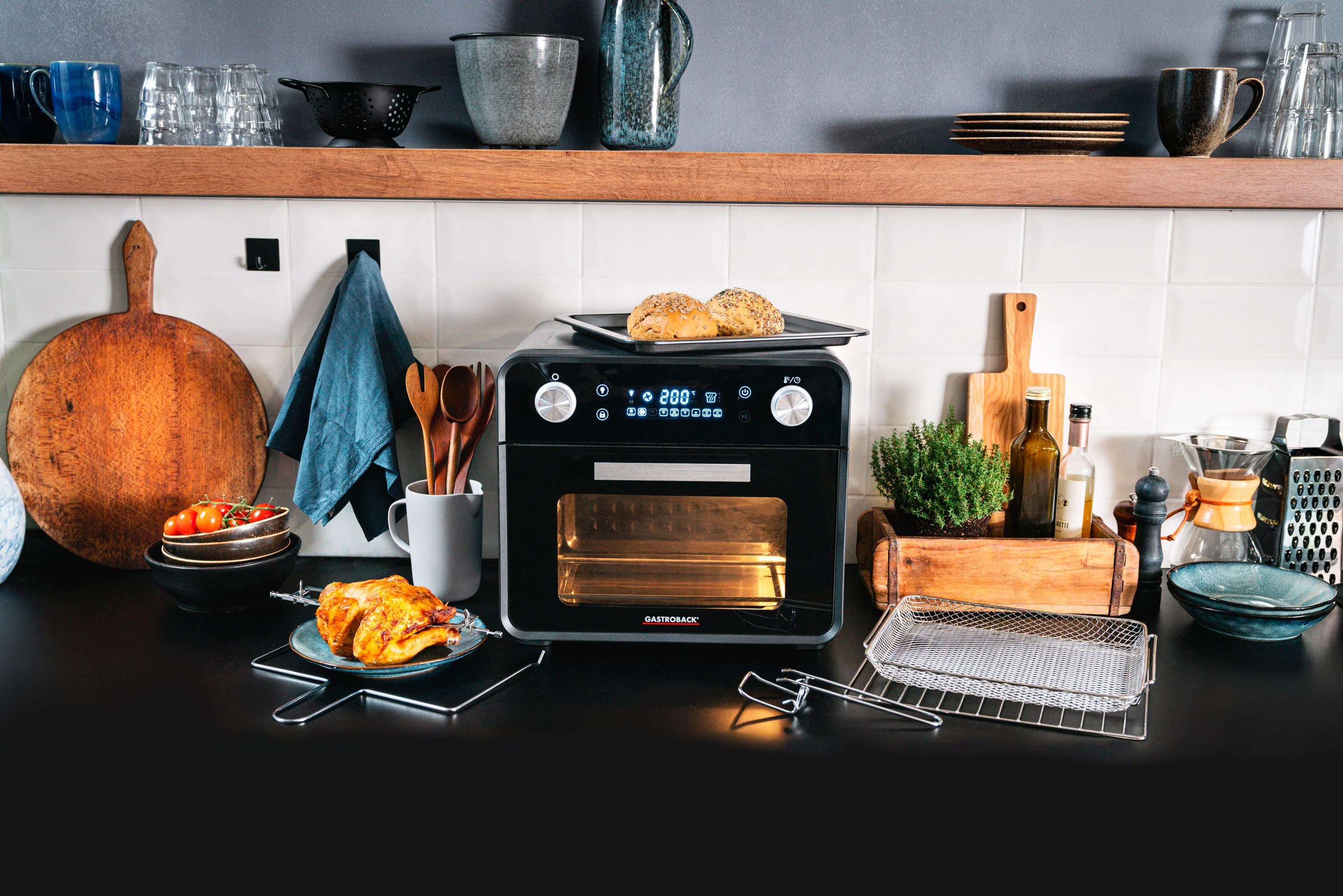 Gastroback Minibackofen DESIGN OFEN AIR FRY & PIZZA 42815