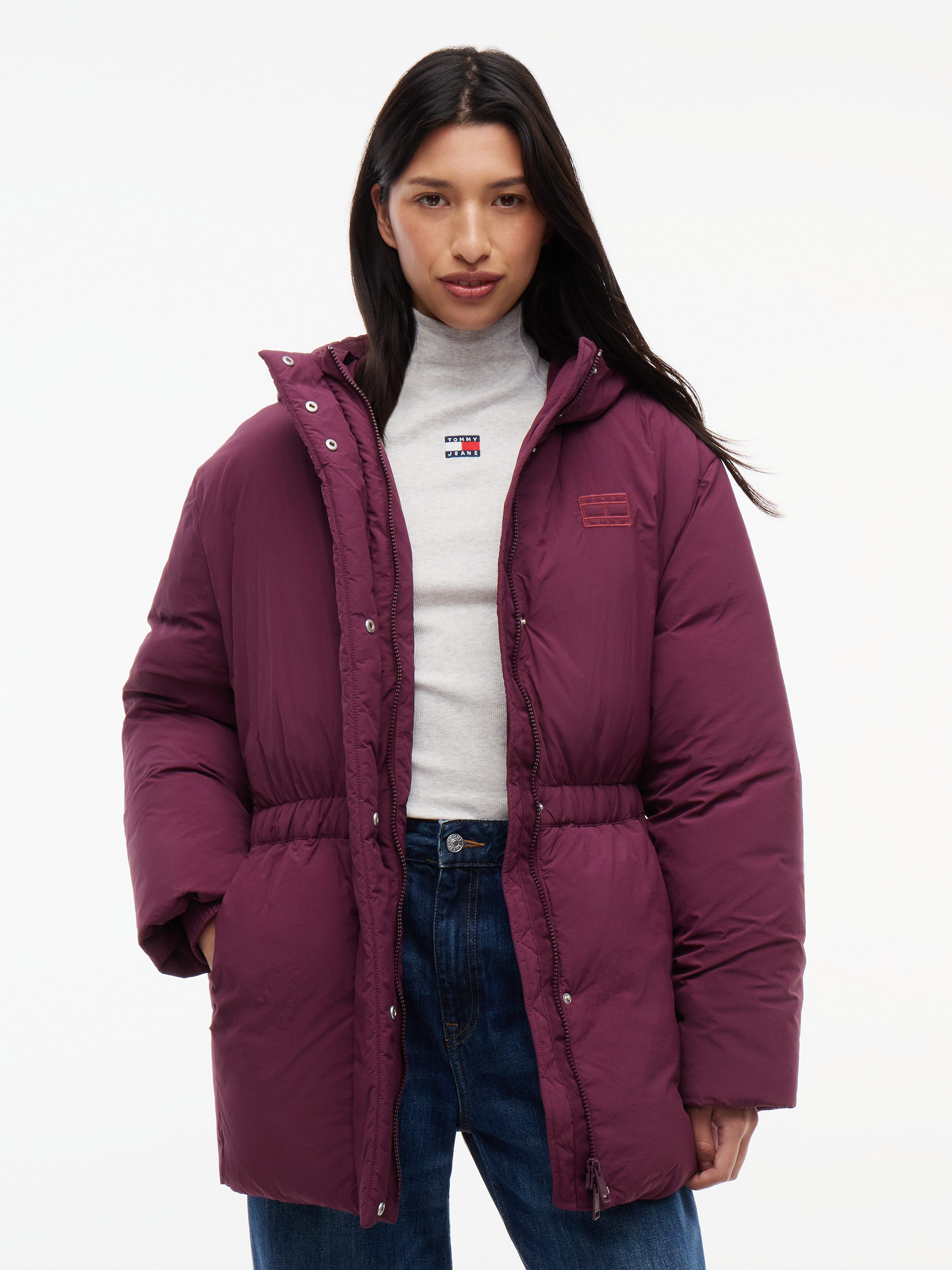 Tommy Jeans Steppjacke TJW SMOOTH PADDING PUFFER EXT Kunstfaser