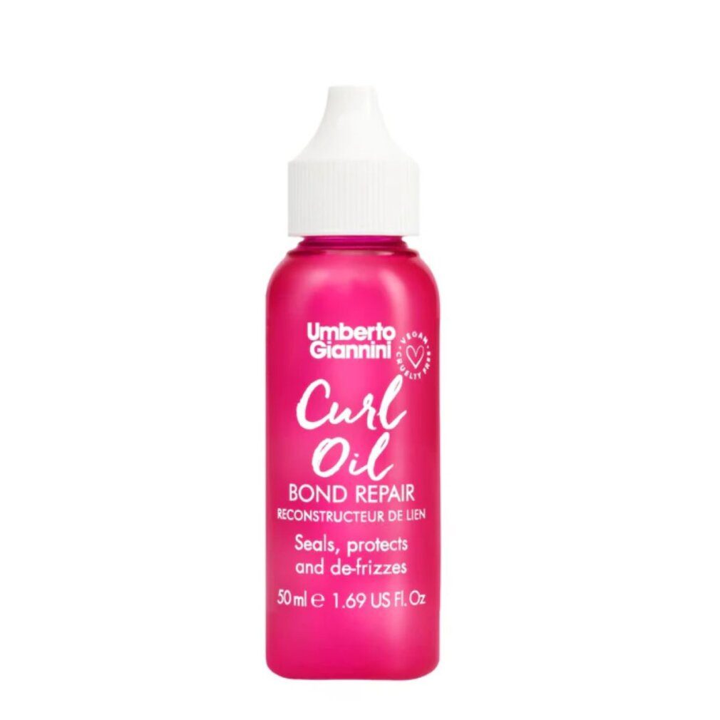 Umberto Giannini Haarpflege-Set Curl Oil Bond Repair, silikonfrei, Haarölbehandlung