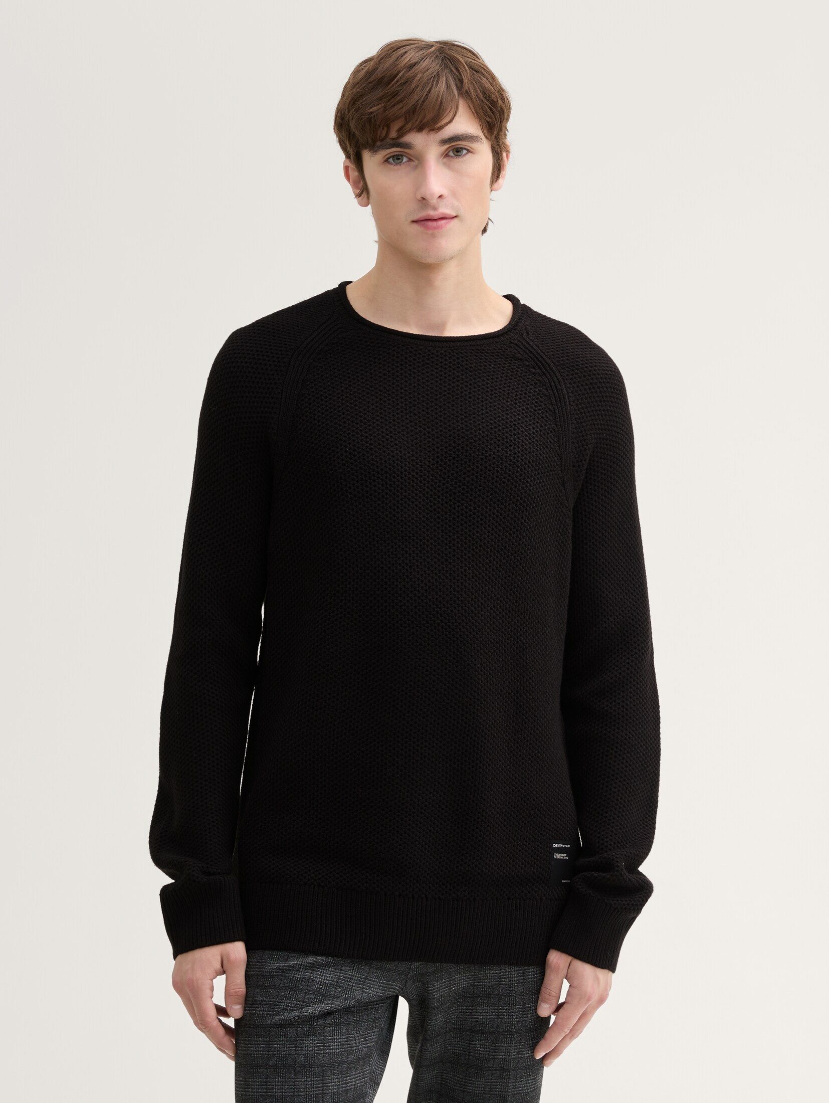 Strickpullover Strickpullover mit Struktur