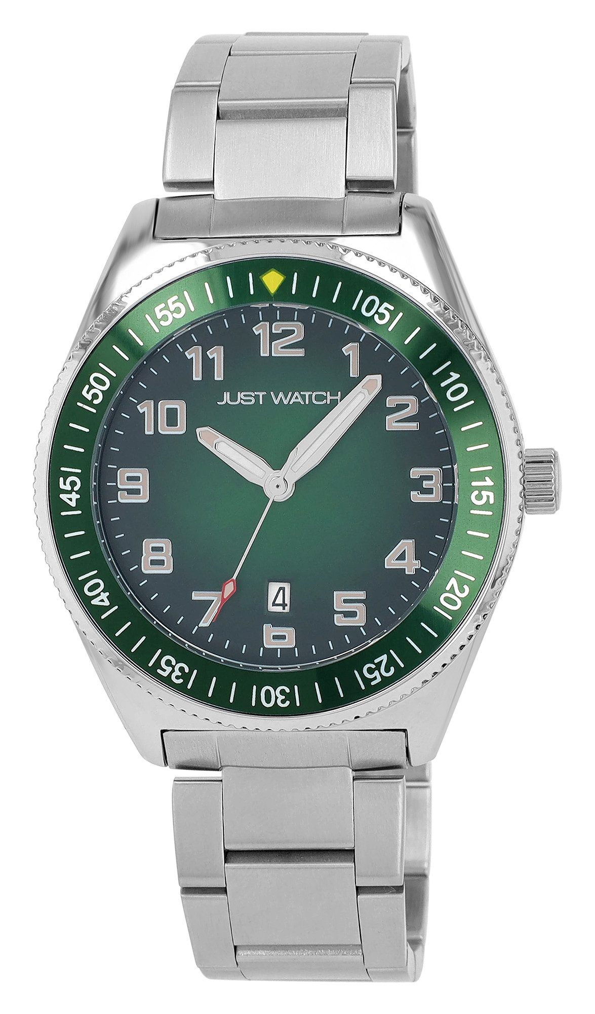 Quarzuhr JW20183 Mit Edelstahl Gliederarmband, Datumsanzeige, D 44 mm, 5