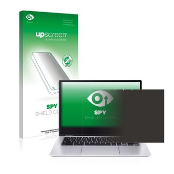 upscreen Blickschutzfolie für Acer Chromebook Spin 314 Convertible CP314-1H, Displayschutzfolie, Blaulichtfilter Privacy Folie Schutzfolie Sichtschutz klar Anti-Spy