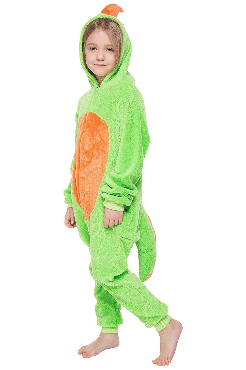 Corimori Jumpsuit Große Auswahl an Kinder Onesies, Jumpsuits, Tier-Kostümen (1-tlg) Jumpsuit, Pyjama, Fasching, Kigurumi, Tierkostüme, Dinosaurier "Byte"