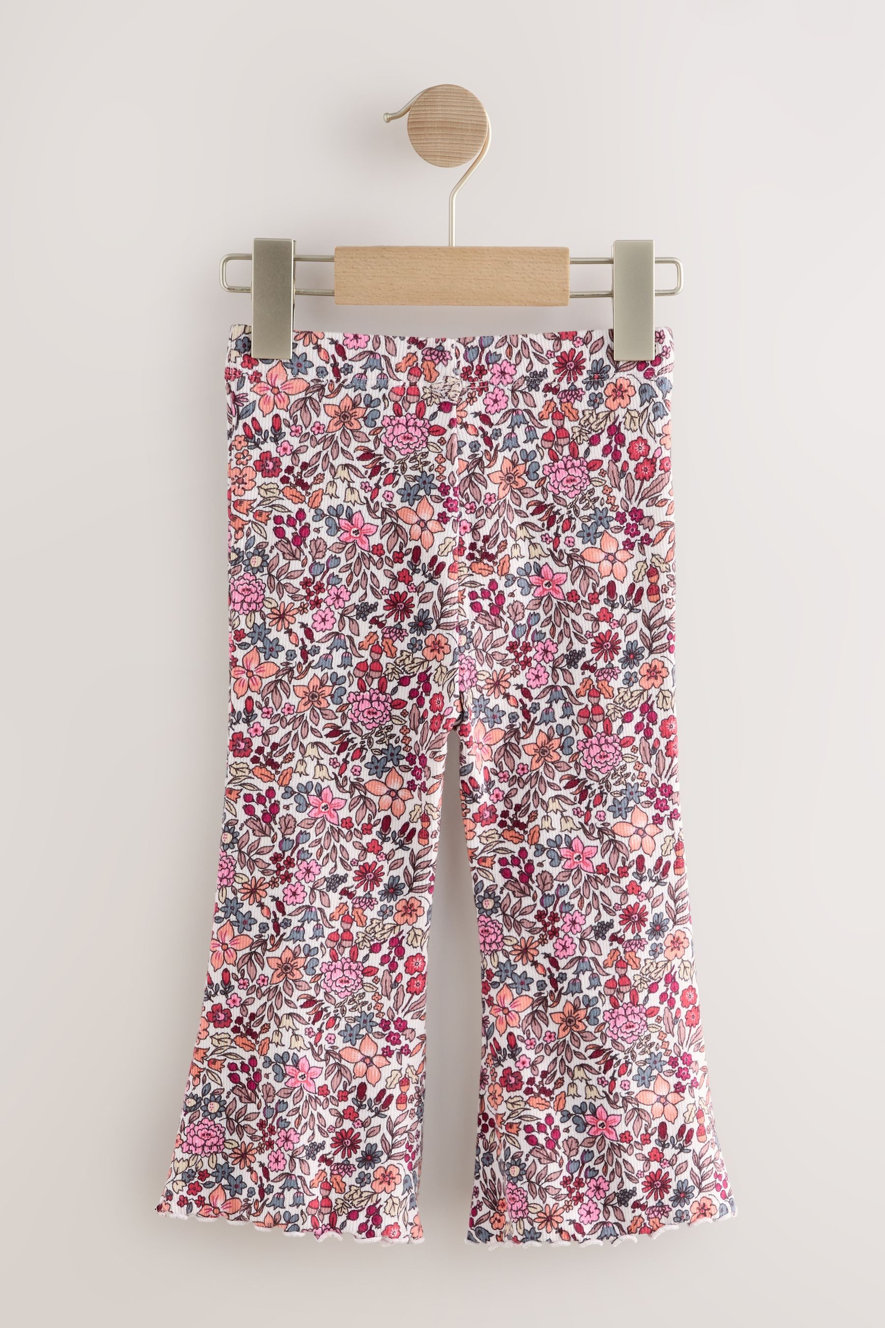 Next Leggings Gerippte Leggings mit ausgestelltem günstig online kaufen