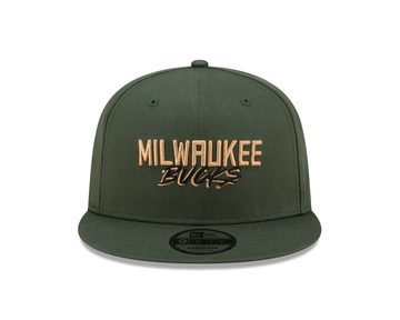 New Era Snapback Cap New Era NBA MILWAUKEE BUCKS Script Team 9FIFTY Snapback Cap NEU/OVP