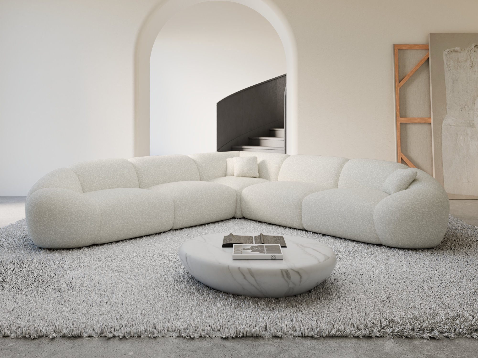 Sofa Dreams Ecksofa Polster Ecksofa Solverde L Form, Ecksofa, L-Form, Zeitloser Look in L-Form, 2 Zierkissen inklusive
