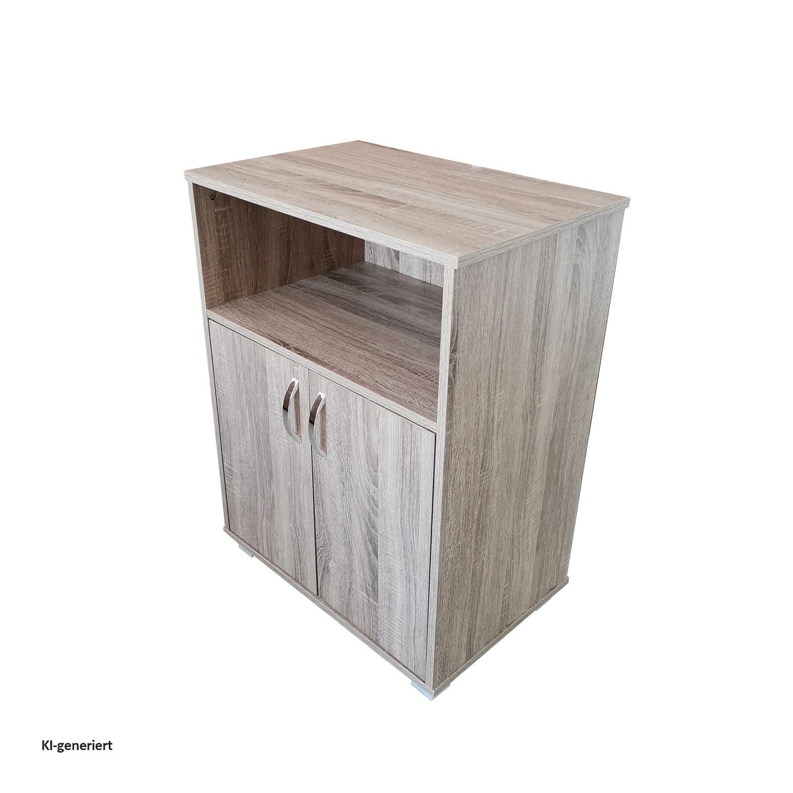 HTI-Living Hochschrank Küchenschrank Sonoma Blanca (Stück, 1-St., 1 Küchenschrank) Anrichte Mehrzweckschrank