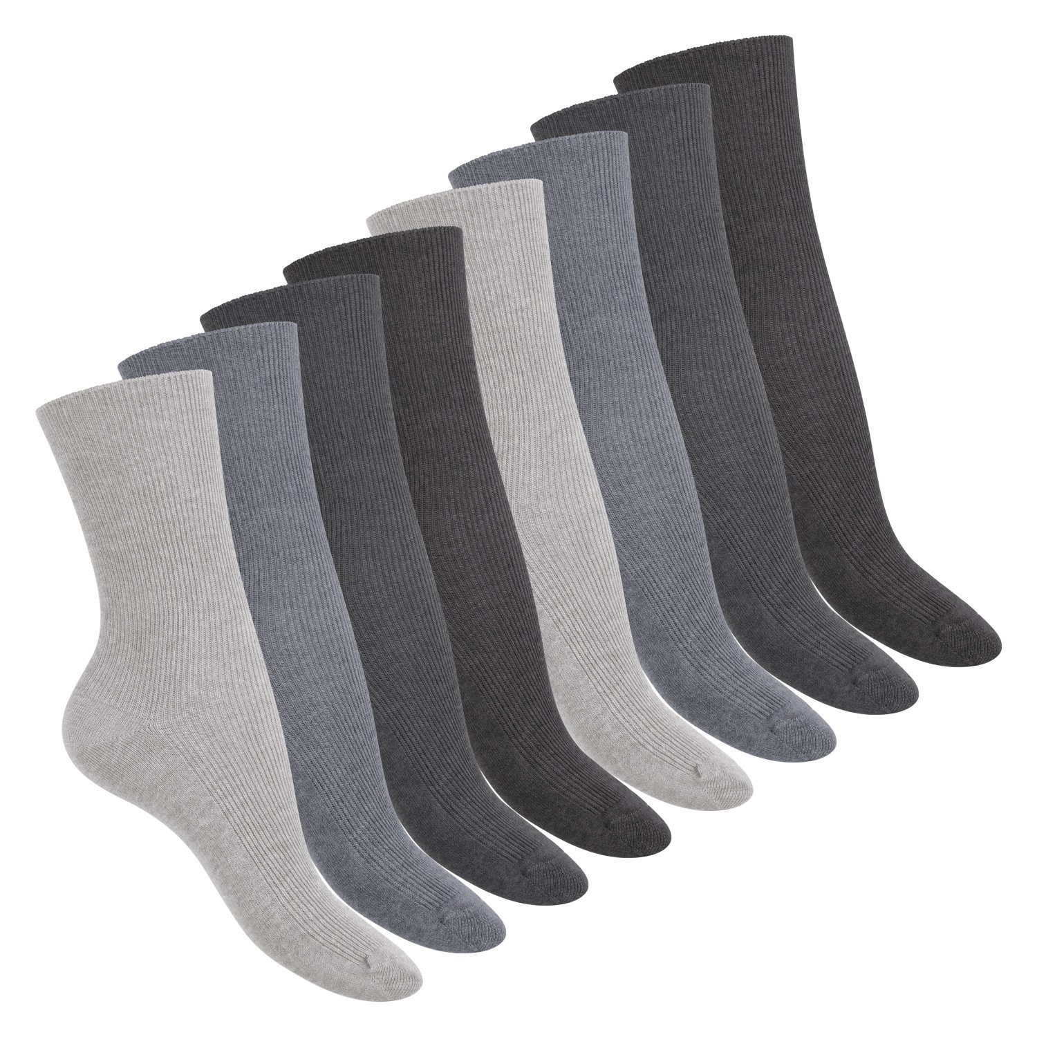 Footstar Diabetikersocken Damen &amp; Herren Gesundheitssocken (8 Paar ...