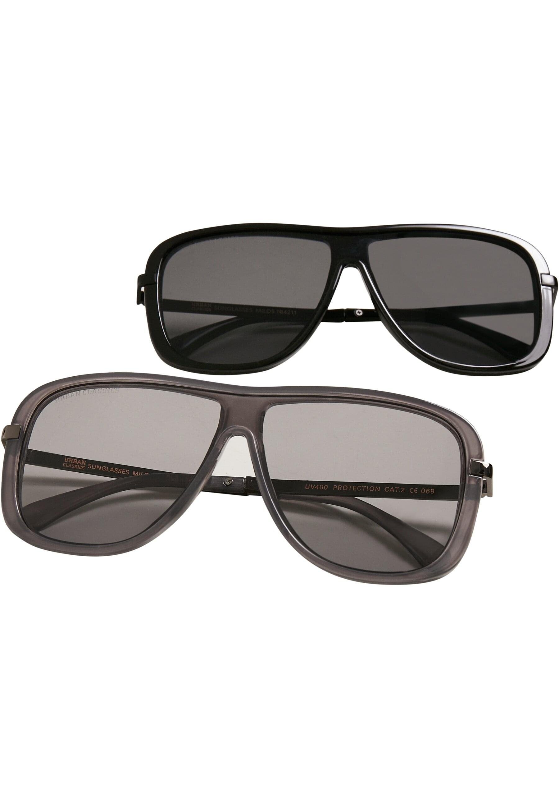 URBAN CLASSICS Sonnenbrille Unisex 2-Pack Sunglasses Milos