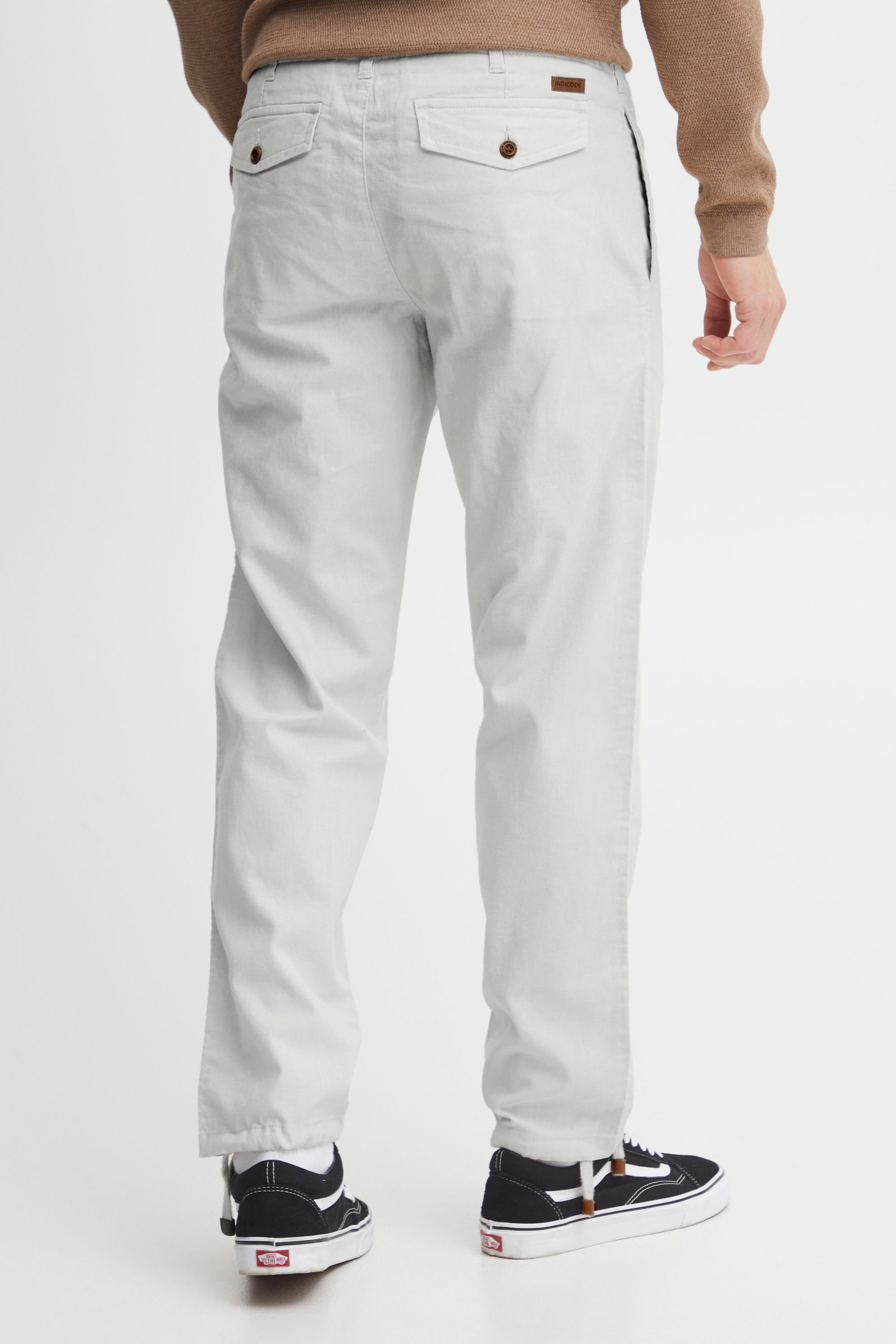 INDICODE Leinenhose IDIves Lange Hose mit Tunnelzug am Bund – Bild 3 von 5