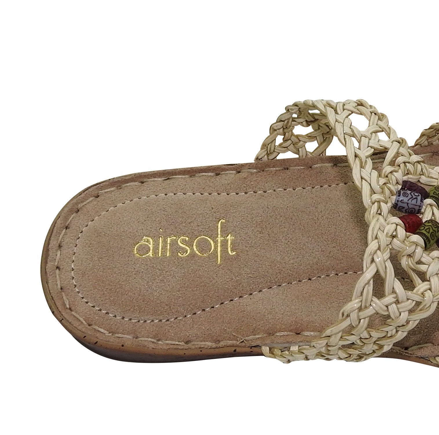 dynamic24 Pantolette Damen airsoft Sandale gepolstert günstig online kaufen