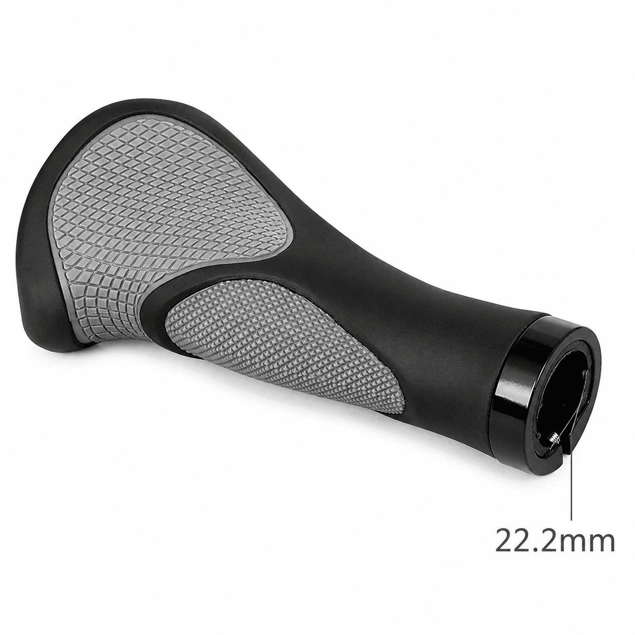 MidGard Fahrradlenkergriff Lenkergriffe f. E-Bike Fahrradgriffe Fahrrad-Griffe f. MTB Gummigriffe (2-St) – Bild 4 von 5
