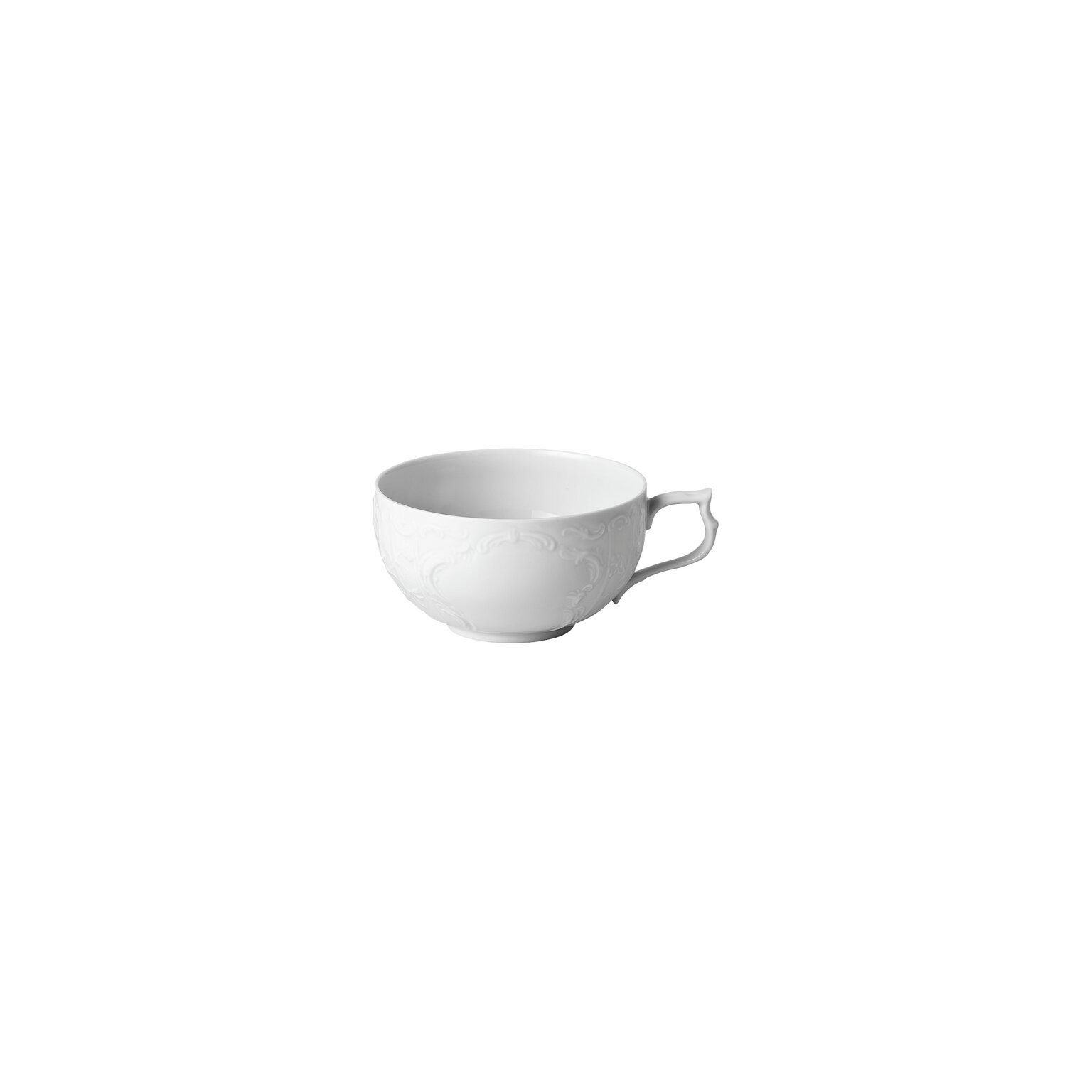 Rosenthal Tasse Rosenthal Sanssouci weiss Teetasse, Porzellan, Porzellan