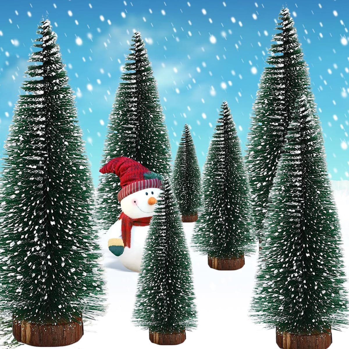 FELIXLEO Künstlicher Weihnachtsbaum Mini Weihnachtsbaum - Grüne Tannenbäume In 10/15/20 cm