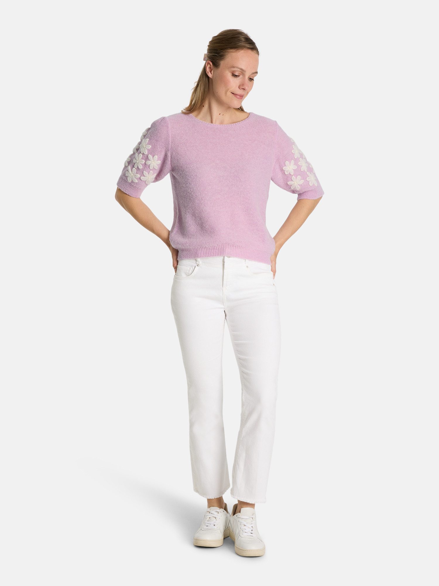 Lieblingsstück Kurzarmpullover ZerdaliL mit Alpakawolle und Wolle