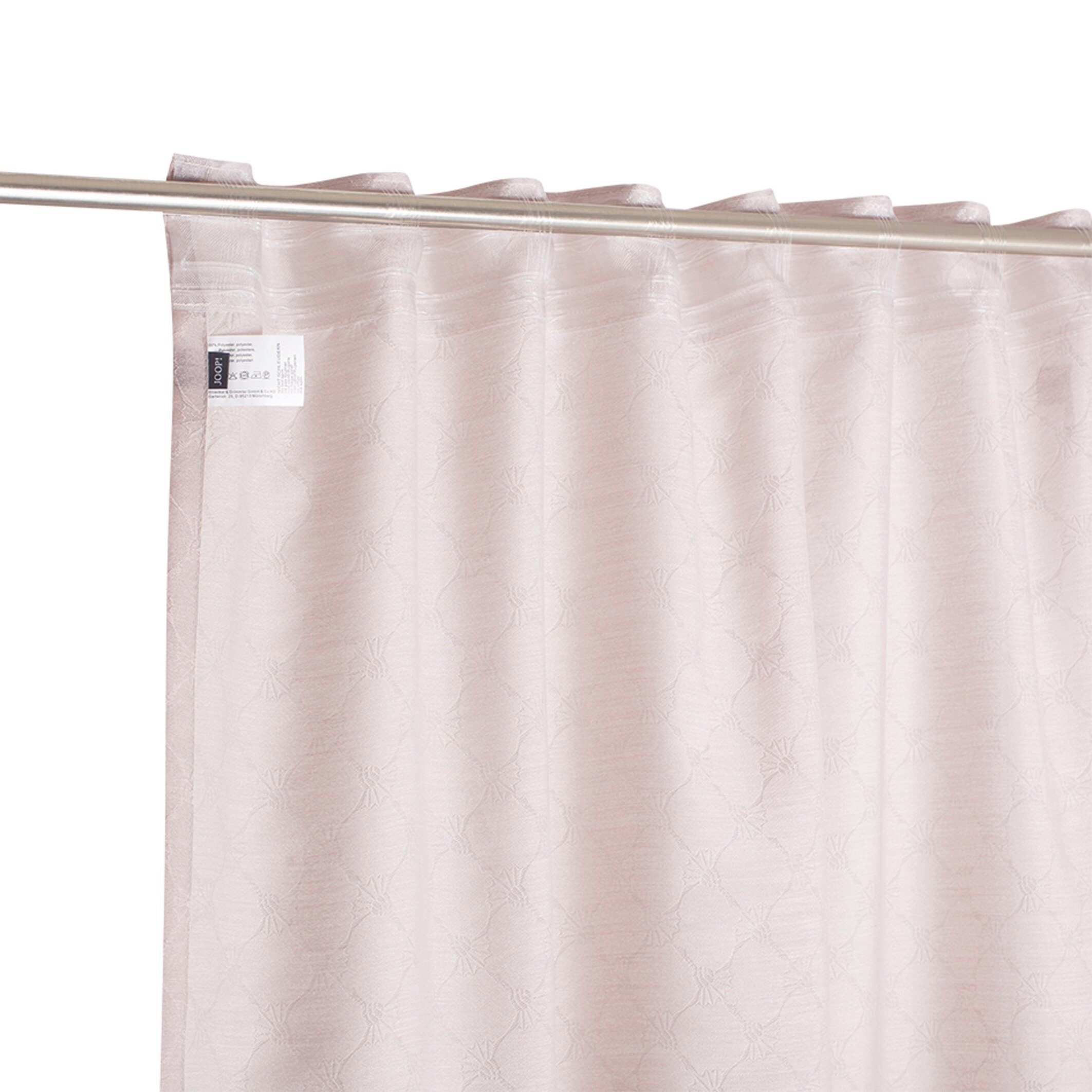 Gardine JOOP! LIVING (1 GLARE - Fertiggardine, St), Textil transparent, Joop!, Rose