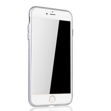 König Design Handyhülle Apple iPhone 7 Plus / 8 Plus, Apple iPhone 7 Plus / 8 Plus Handyhülle Backcover Silber
