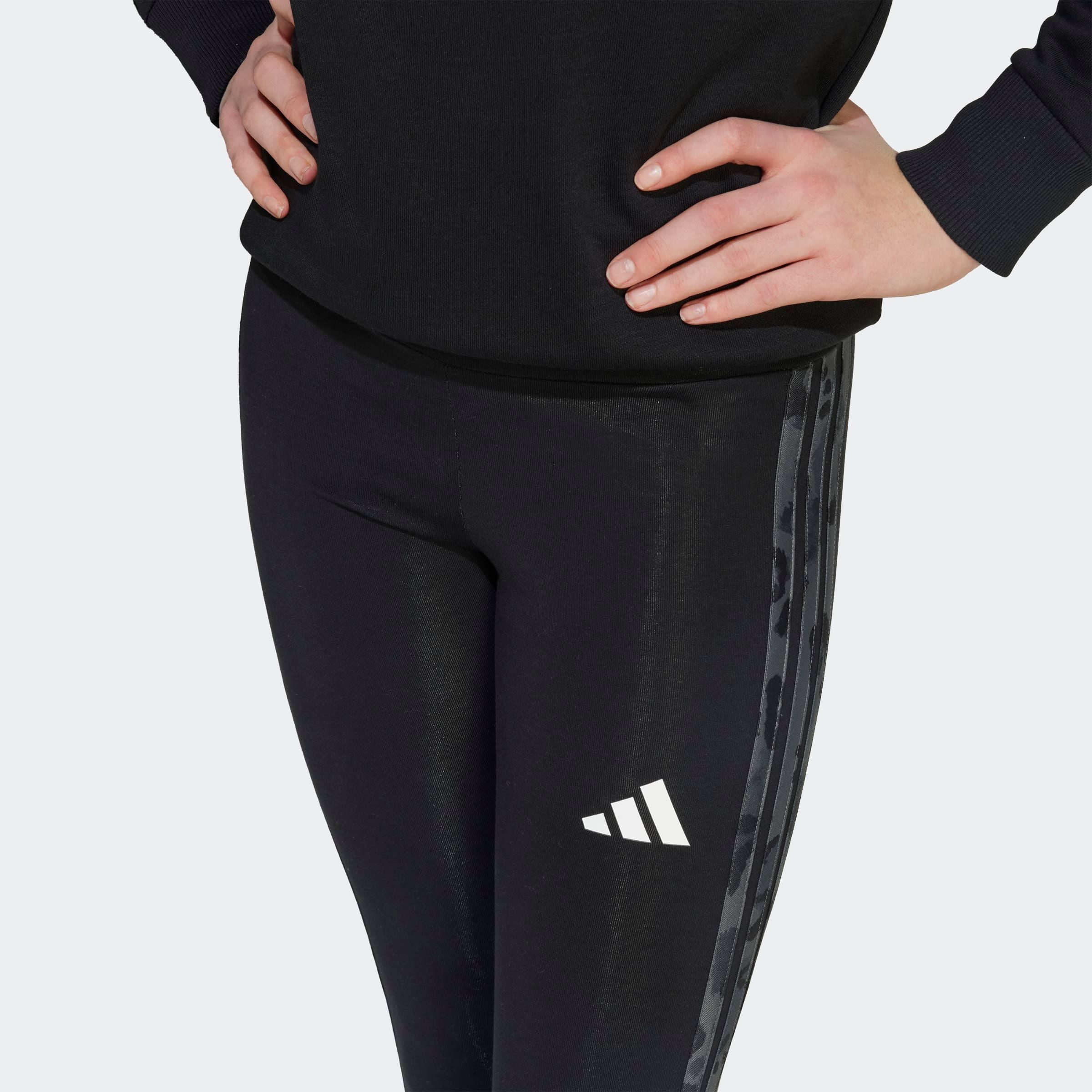 adidas Sportswear Leggings ADIDAS GIRLS ANIMAL 3-STRIPES SINGLE JERSEY KIDS sportlicher Stil, weiches Material, bequeme Passform