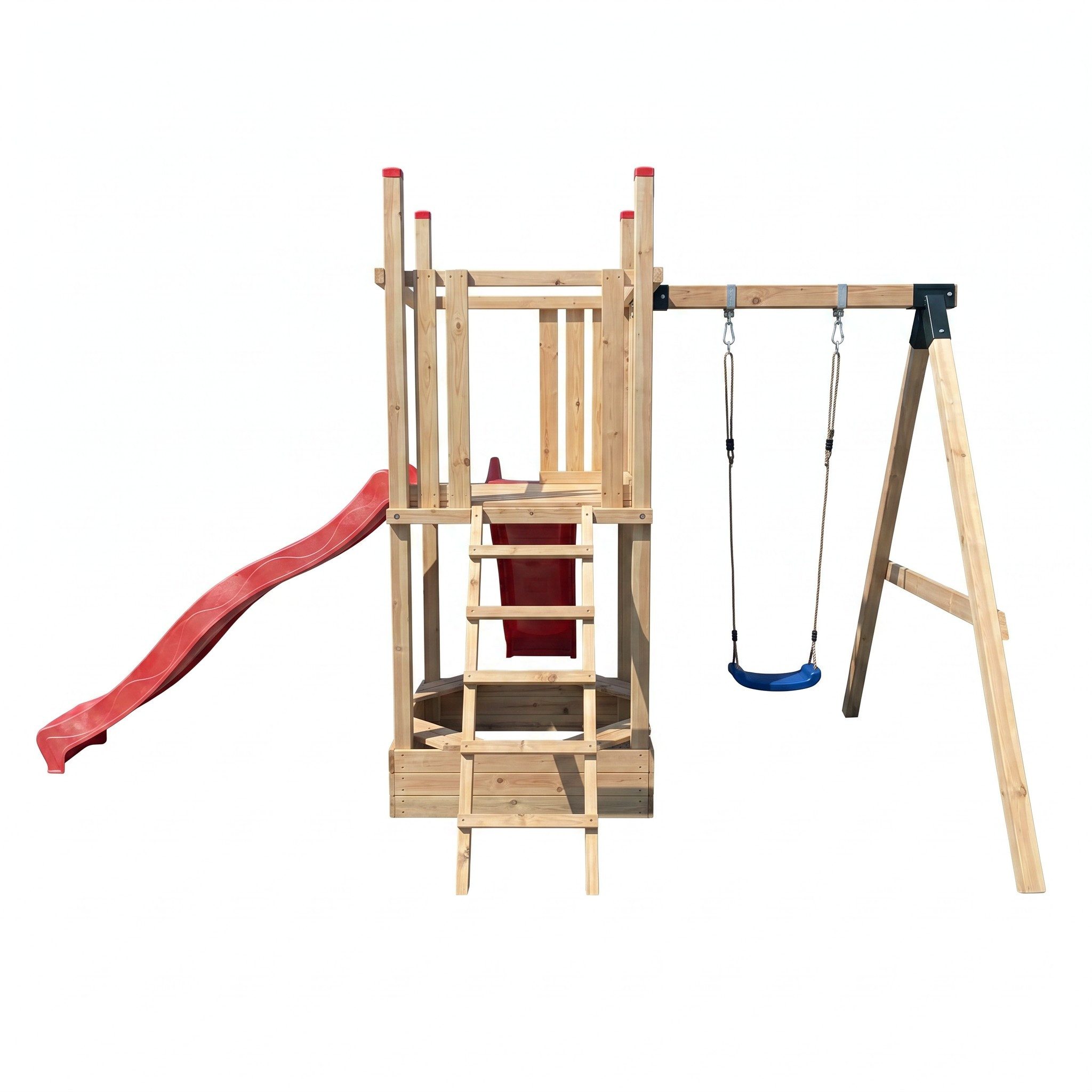 Spielturm Kletterturm H 250, B 254, L 359 cm Spielturm für Kinder #4008