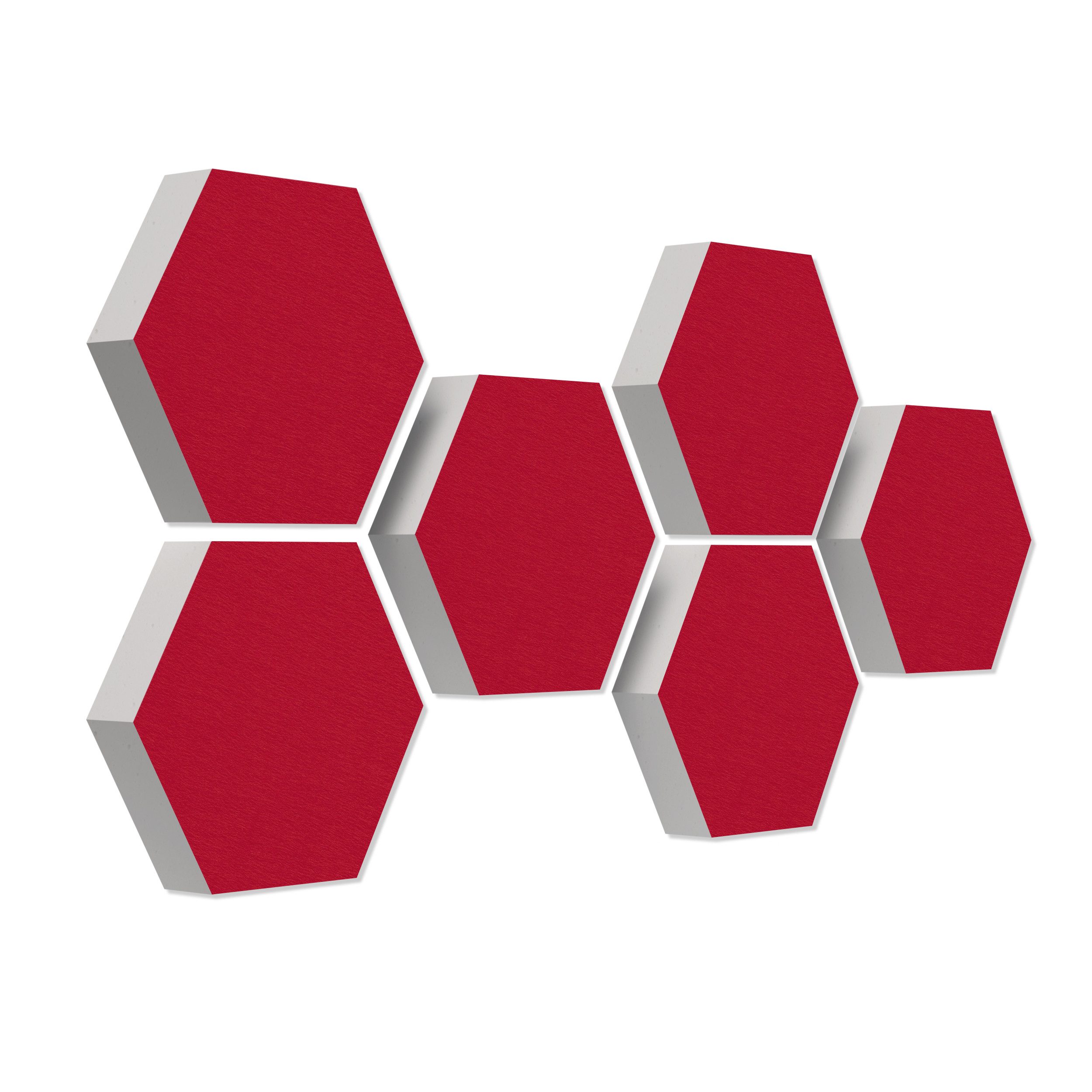 platino24 Akustikplatte 6 Absorber Wabenform Extra aus Basotect ® G+