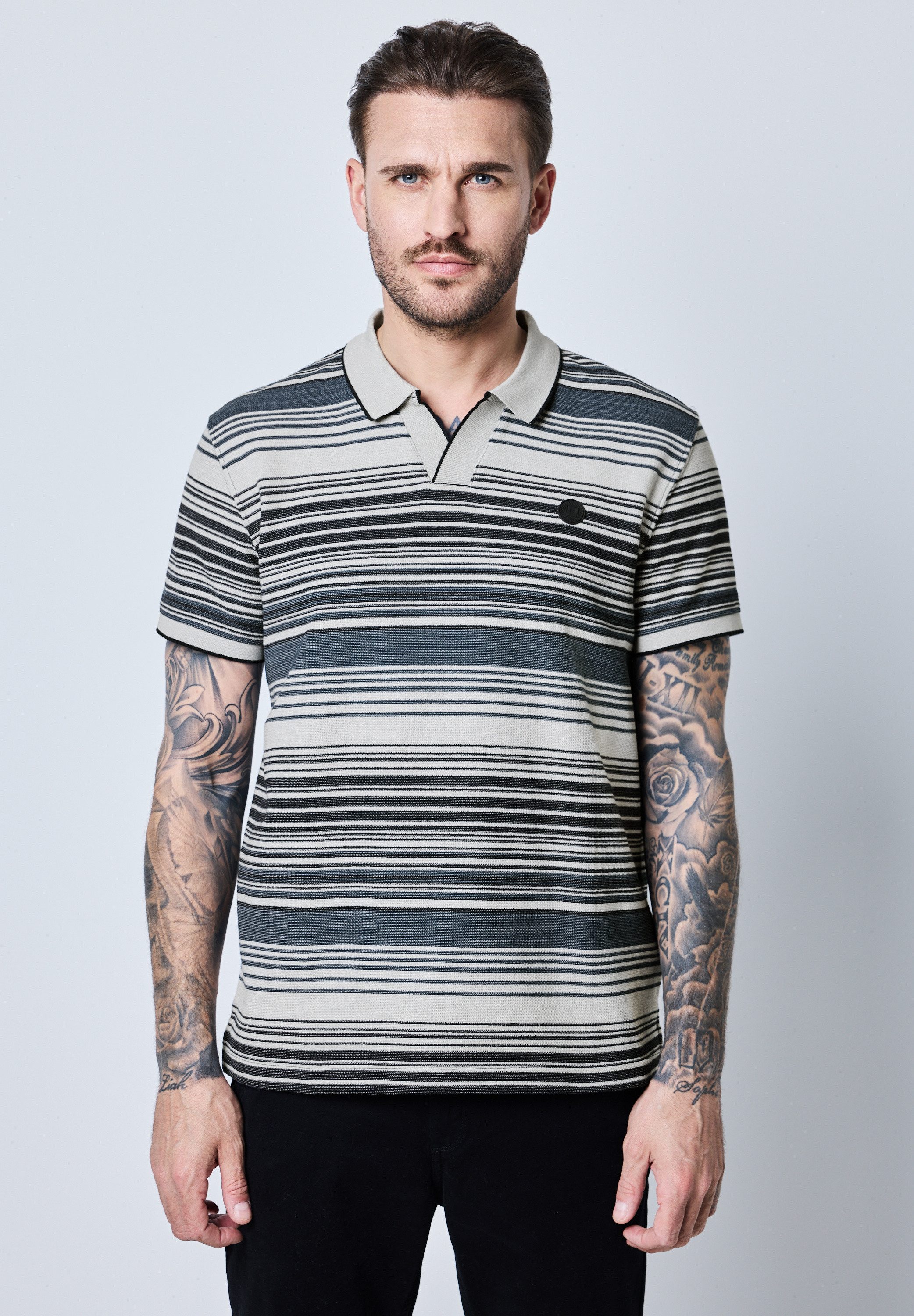 STREET ONE MEN Poloshirt aus Baumwolle günstig online kaufen