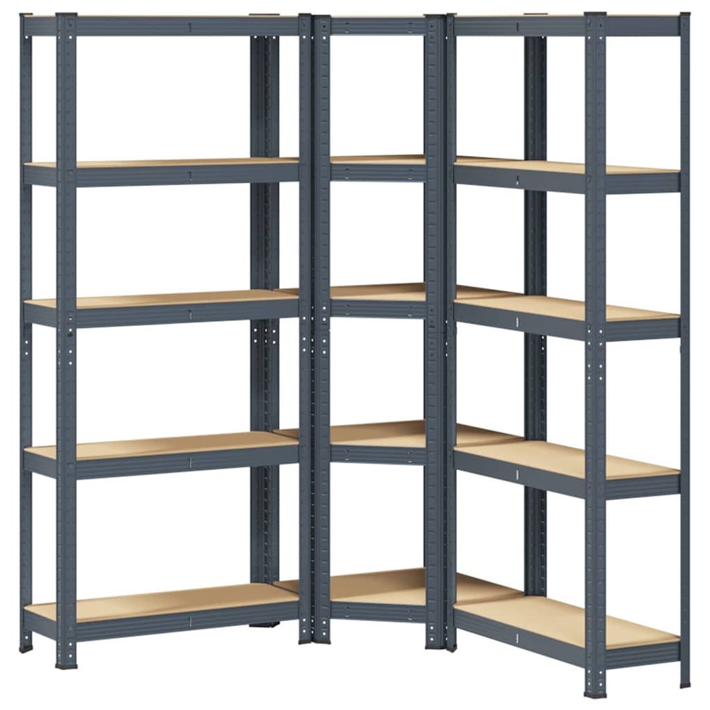 vidaXL Ablageregal Regal-Set 5 Böden 3-tlg. günstig online kaufen