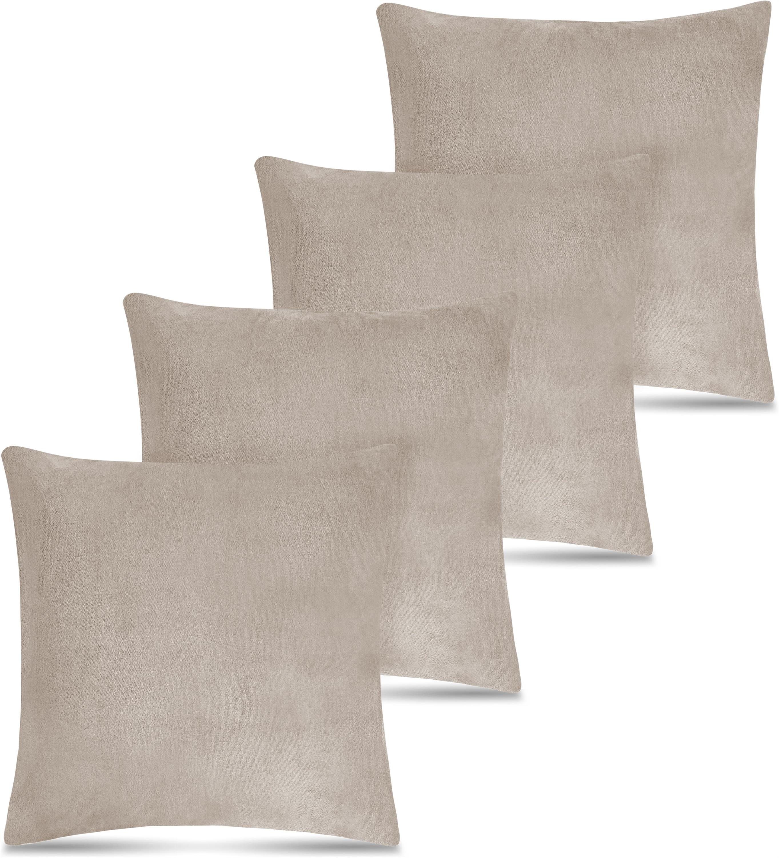 Aspero Декоративные подушки 4er Set Подушкиbezüge Tamara, Декоративные подушки 45 x 45 cm mit Cashmere Feeling
